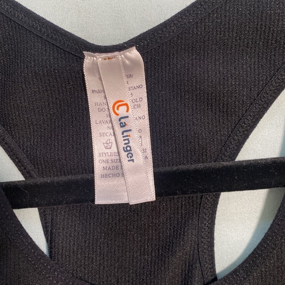 Tano Red and Black Tank Tops Stylish Sleeveless Design - Picture 3 of 4